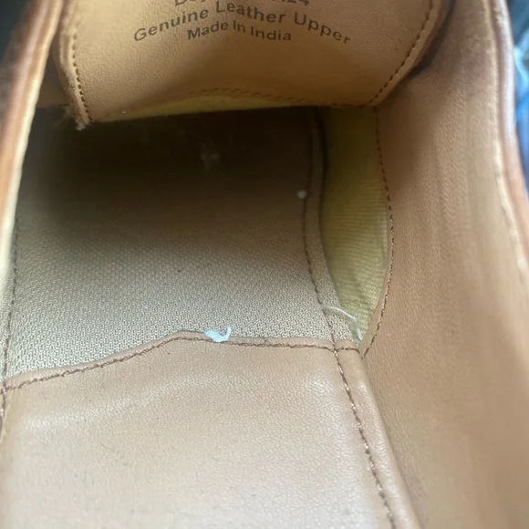 Johnston & Murphy Brown Leather Oxford Shoes - Picture 2 of 4